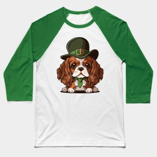 King Spaniel St. Patrick's Day Baseball T-Shirt